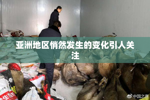 亚洲地区悄然发生的变化引人关注