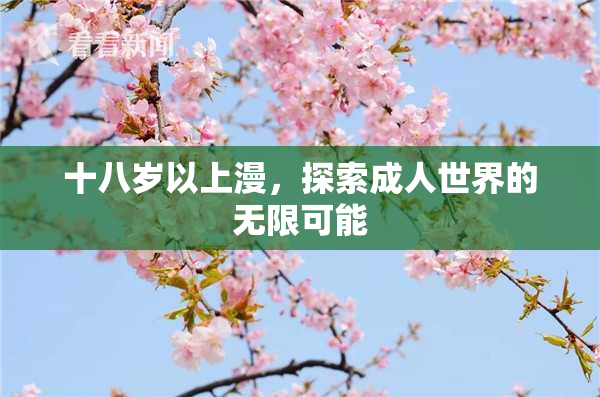 十八岁以上漫，探索成人世界的无限可能