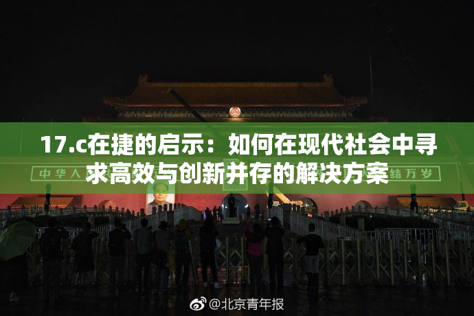 17.c在捷的启示：如何在现代社会中寻求高效与创新并存的解决方案