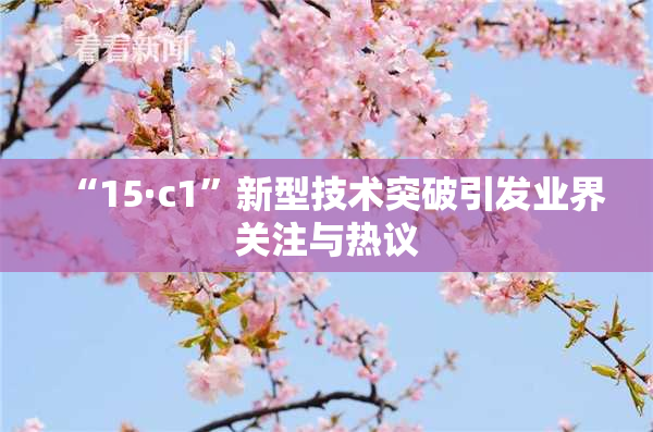 “15·c1”新型技术突破引发业界关注与热议