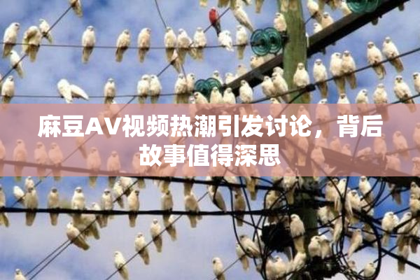 麻豆AV视频热潮引发讨论，背后故事值得深思