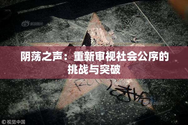 阴荡之声：重新审视社会公序的挑战与突破