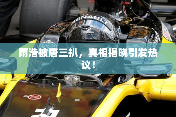 雨浩被唐三扒，真相揭晓引发热议！
