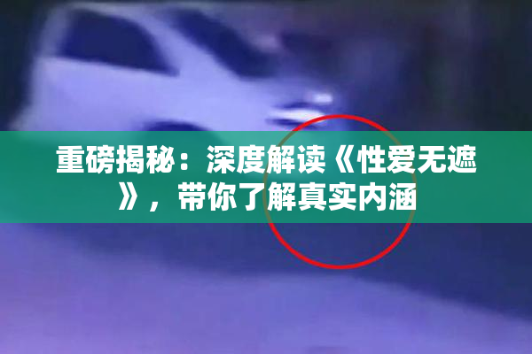 重磅揭秘：深度解读《性爱无遮》，带你了解真实内涵