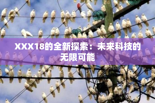 XXX18的全新探索：未来科技的无限可能