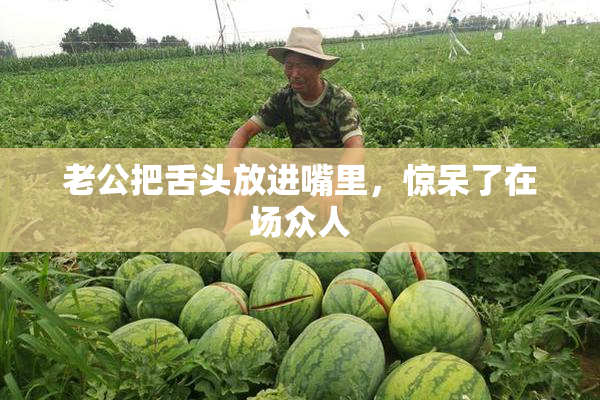 老公把舌头放进嘴里，惊呆了在场众人