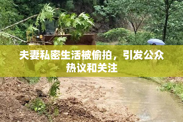夫妻私密生活被偷拍，引发公众热议和关注