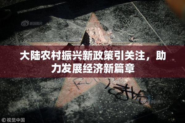 大陆农村振兴新政策引关注，助力发展经济新篇章