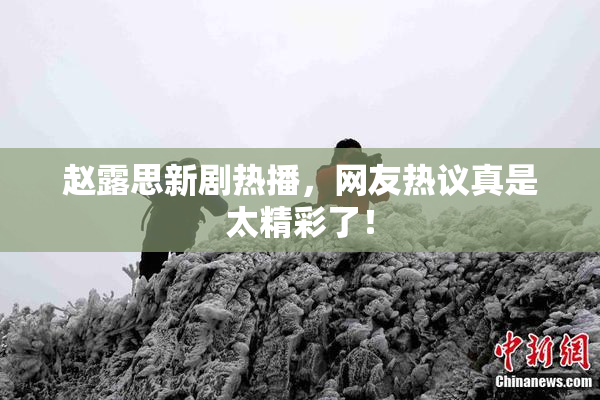 赵露思新剧热播，网友热议真是太精彩了！
