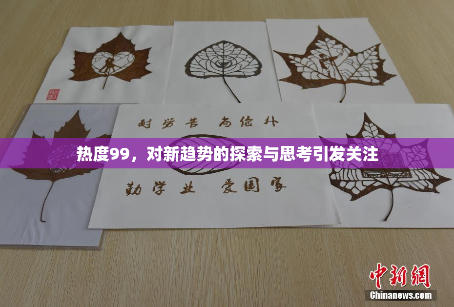 热度99，对新趋势的探索与思考引发关注