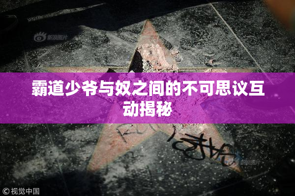 霸道少爷与奴之间的不可思议互动揭秘