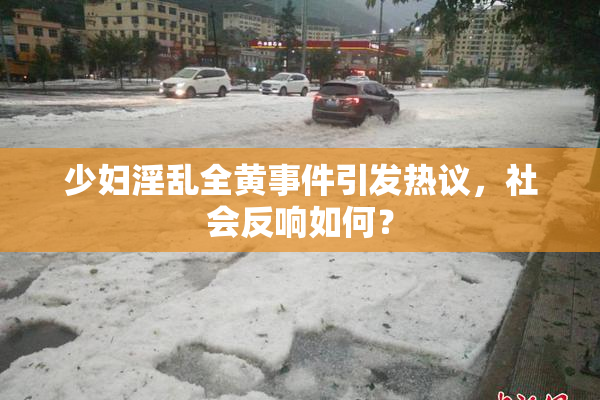少妇淫乱全黄事件引发热议，社会反响如何？