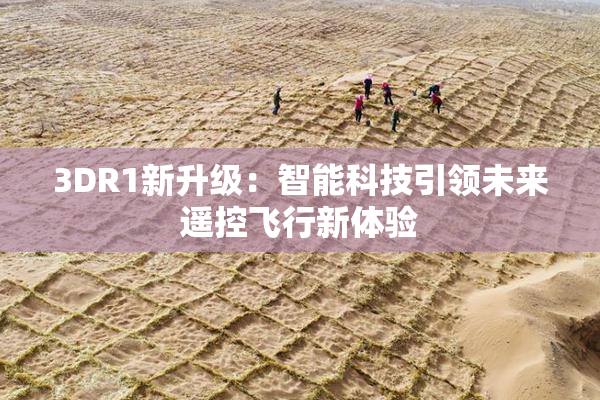 3DR1新升级：智能科技引领未来遥控飞行新体验