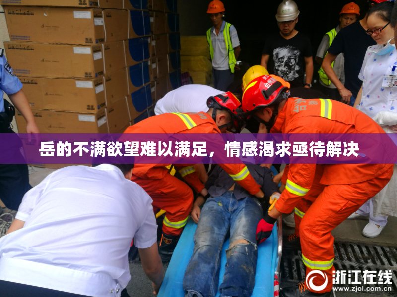 岳的不满欲望难以满足，情感渴求亟待解决