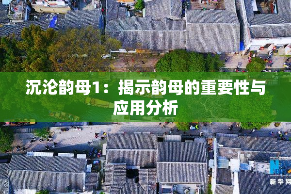 沉沦韵母1：揭示韵母的重要性与应用分析