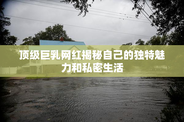 顶级巨乳网红揭秘自己的独特魅力和私密生活
