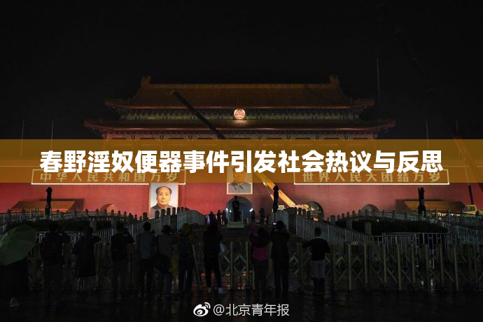 春野淫奴便器事件引发社会热议与反思