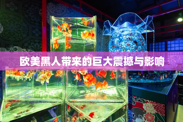 欧美黑人带来的巨大震撼与影响