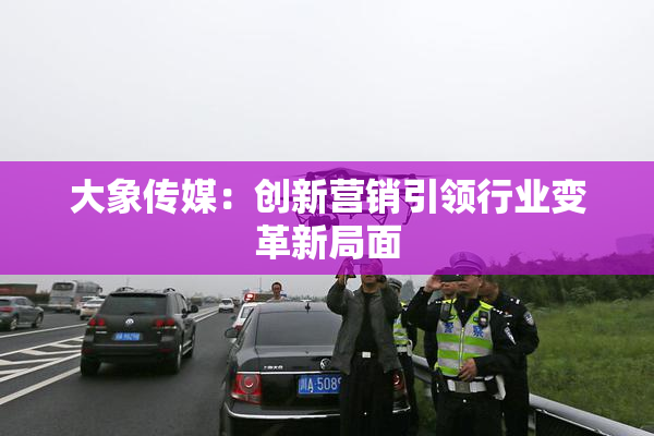 大象传媒：创新营销引领行业变革新局面